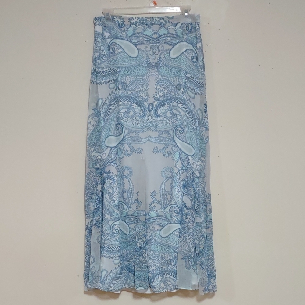 Brandnew Banana Republic Blue Maxi Pencil Skirt